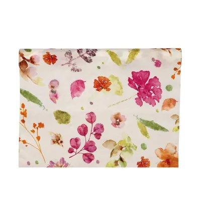 Runner spring flowers cm.28 m.3