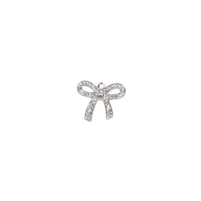 Fiocco metallo cm.02 argento (pz.10)