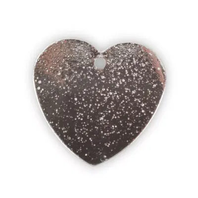 Cuore metallo cm.2 argento (pz.60)