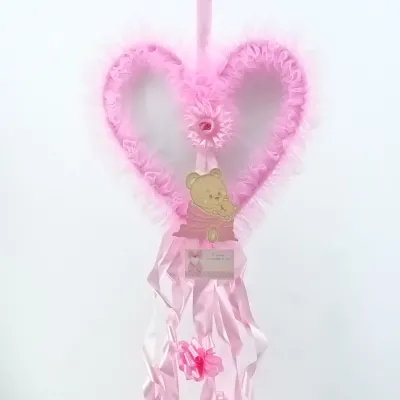 Fiocco 50 cuore rosa