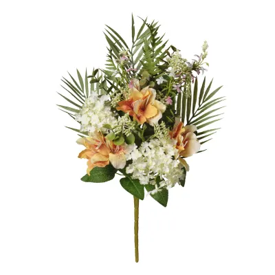 Frontale alstromeria cm. 50 arancione