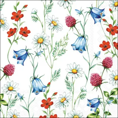 Tovagliolo carta 33×33 flowers (pz.20)