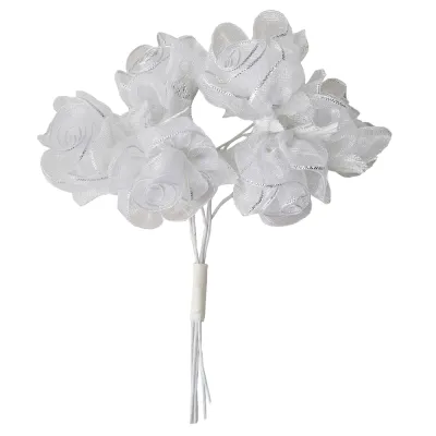 Rosellina pick cm.3 argento (pz.12)