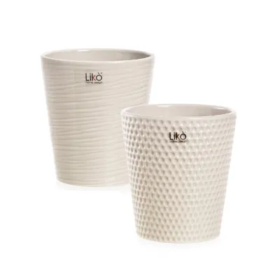 Cr-cachepot d.13 crema