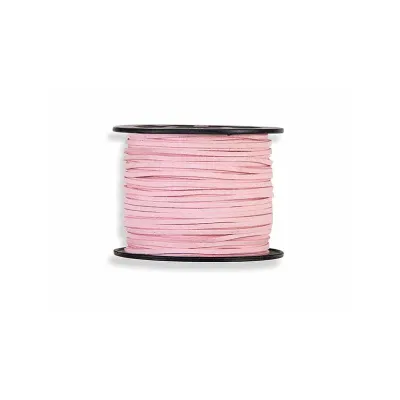 Cordino pu leather mm.03 m.45 rosa