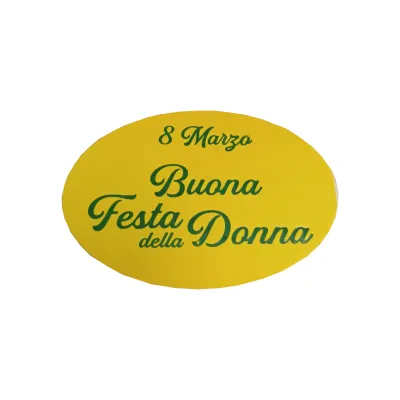 Etichette adesive festa donna (pz.100) 