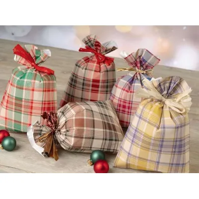 Buste 16x25 winter tattersall  ass. (pz.50)