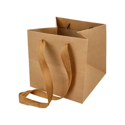 Shopper 15x15 h.15 cube kraft (pz.12)