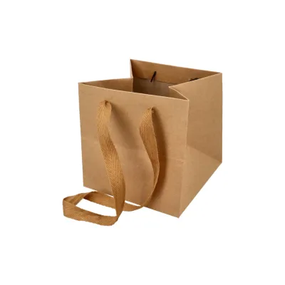 Shopper 12x12 h.12 cube kraft (pz.12)