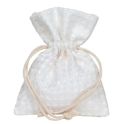 Sacchettino cotone cm.09x12 bianco (10 pezzi)