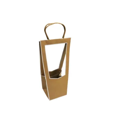 Portafiori carta 12x12 h.35 avana