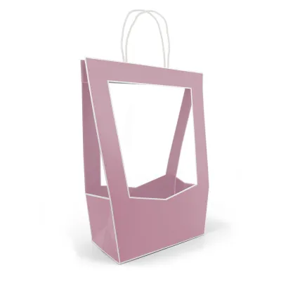 Portafiori carta 12x23 h.38 lilla