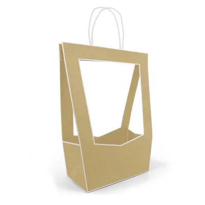 Portafiori carta 12x23 h.38 avana