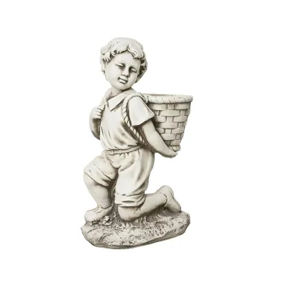 Statua bambino resina h.57