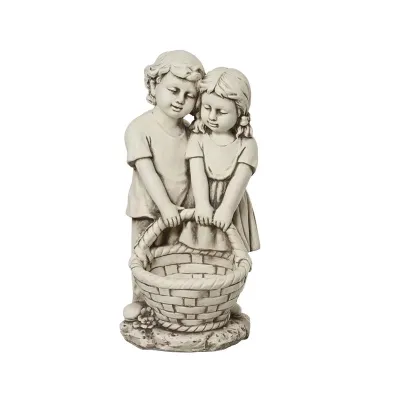 Statua bambini resina h.66