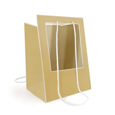 Portabouquet carta 30x30 h.40 avana