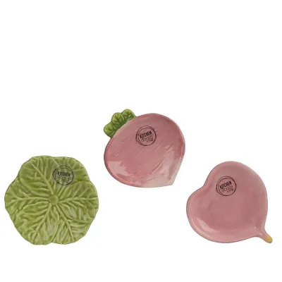 Piattini ceramica cm.10 vegetali