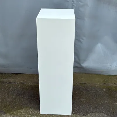 Tm-colonna legno h.100 bianco