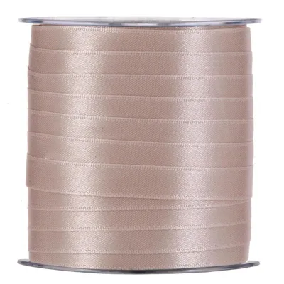 Nastro doppio raso mm.10 m.100 tortora