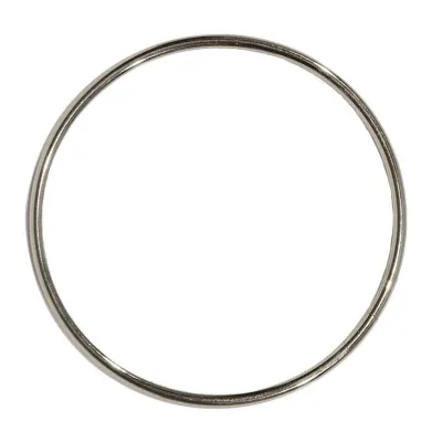 Anello metallo d.6,5 argento (pz.12)