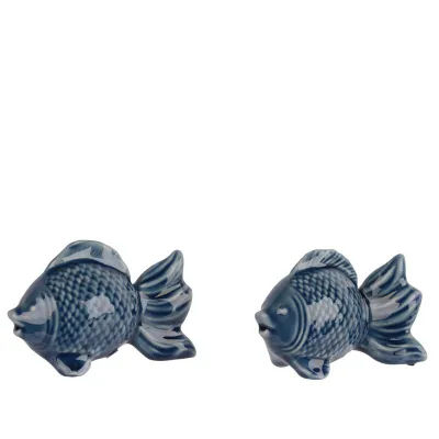 Pesce porcellana cm.10 blu