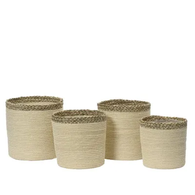 Cachepot paper rope d.25 (set 4)