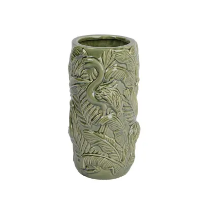 Vaso porcellana h.30 verde