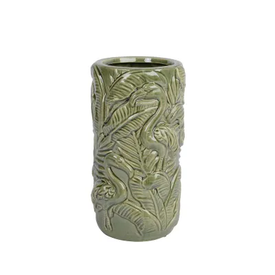 Vaso porcellana h.24,5 verde