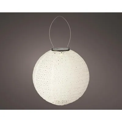 Lanterna solare diam.25 bianco