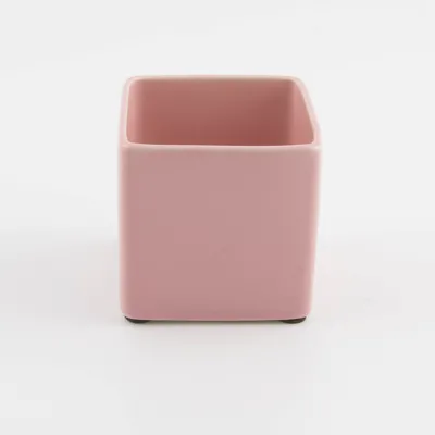 Basic-cubo 14x14 rosa lucido
