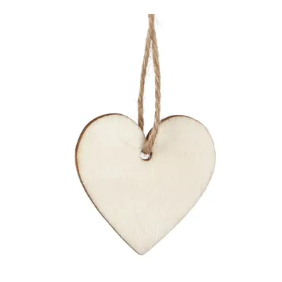 Cuore legno cm.4 natur (pz.24)