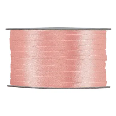 Nastro doppio raso mm.03 m.100 bridal rose