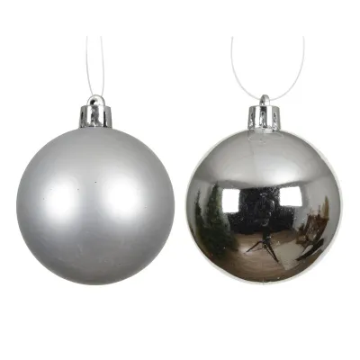 Pallina pvc 10 argento (pz.4)