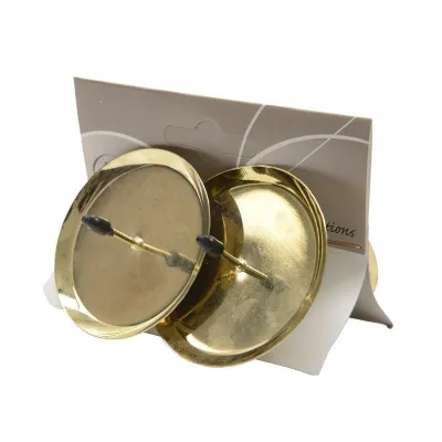 Portacandela oro d.6 (pz.4)