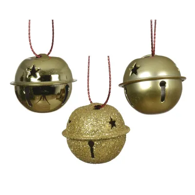 Sonaglio metallo d.03 oro (pz.12)