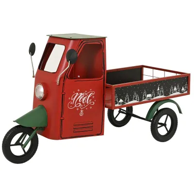 Motocarro metallo h.94 rosso