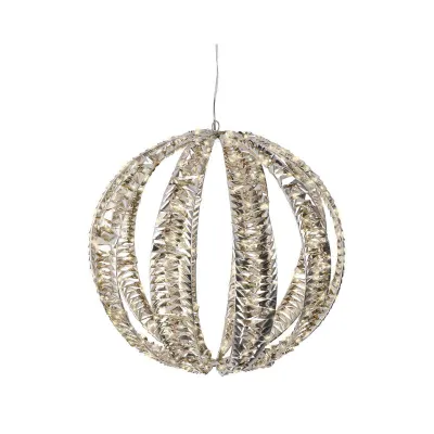Sfera led d.50 oro luce calda
