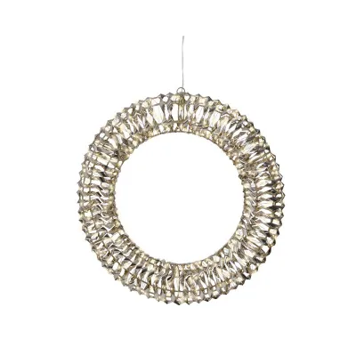 Corona led d.50 oro luce calda