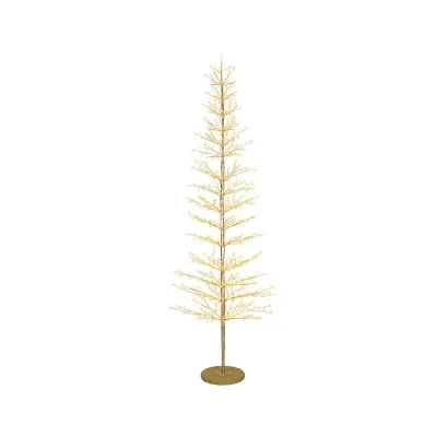 Albero led h.270 luce calda oro