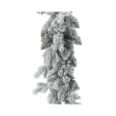 Festone aspen cm.270 innevato