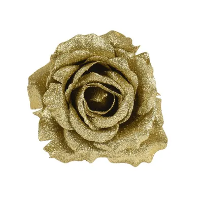 Rosa pick con clip oro