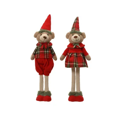 Orso gambe allungabili h.120 assortito