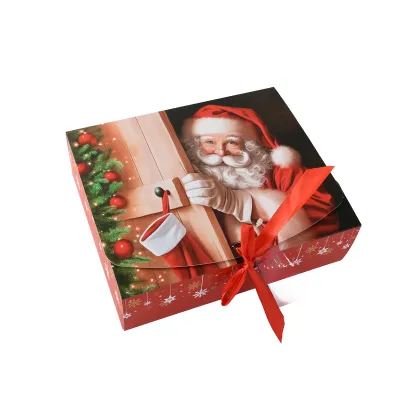 Scatola regalo 24x19x7cm rossa