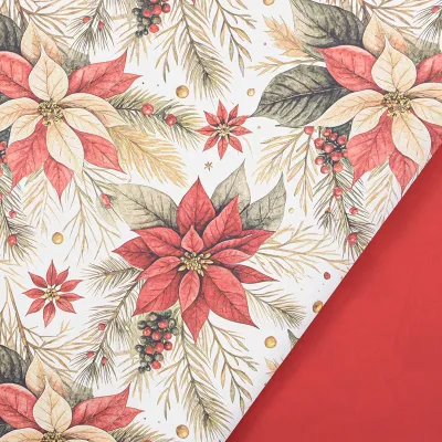 Bobina cp 1x25 winter bloom bianco-rosso
