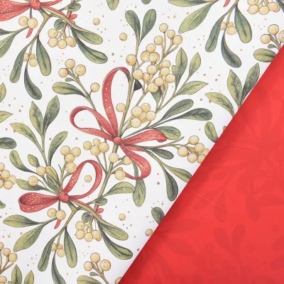 Bobina cp 1x25 xmas kiss bianco-rosso