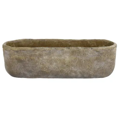 Vaschetta ceramica 33,5x11 grigio