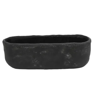 Vaschetta ceramica 28x10 nero