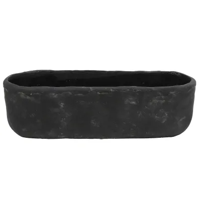 Vaschetta ceramica 33,5x11 nero