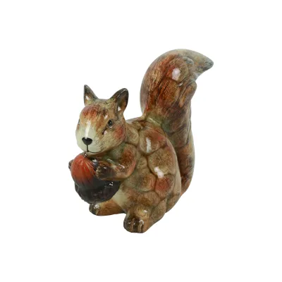 Scoiattolo ceramica h.18cm