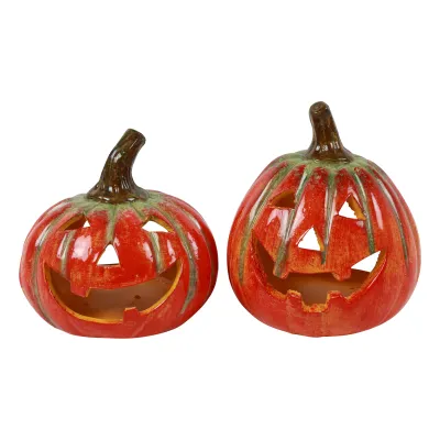 Zucca portatealight h.16,5cm assortita